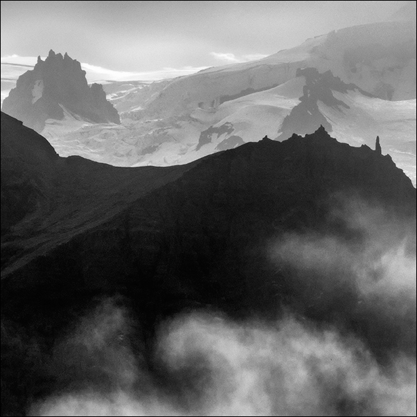 Skaftafell National Parc - Morning Fog and Glacier Mountains II